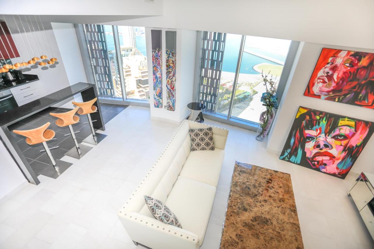 Penthouse In Dubai Marina , Cayan Tower , Sea View Daire Dış mekan fotoğraf
