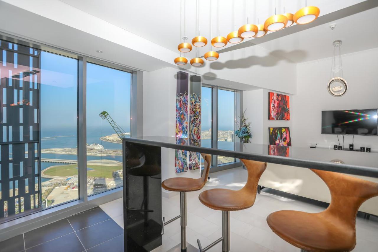 Penthouse In Dubai Marina , Cayan Tower , Sea View Daire Dış mekan fotoğraf